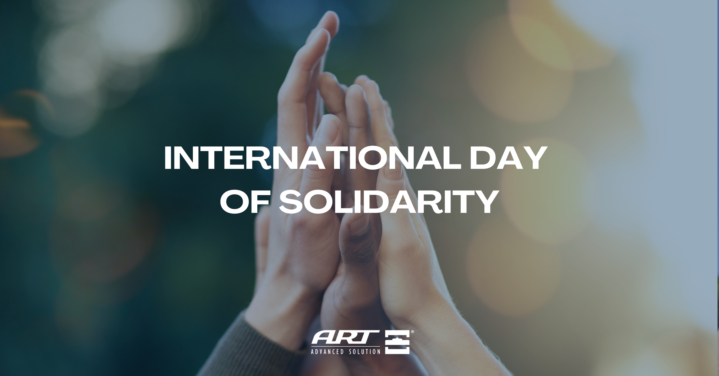 World Solidarity Day at ART is celebrated every day with donated meals